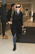 ELIZABETH BANKS at LAX Airport in Los Angeles 01/04/2017