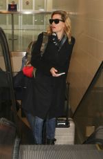 ELIZABETH BANKS at LAX Airport in Los Angeles 01/04/2017