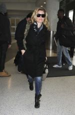 ELIZABETH BANKS at LAX Airport in Los Angeles 01/04/2017