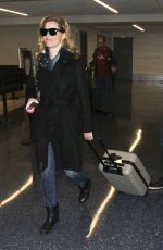 ELIZABETH BANKS at LAX Airport in Los Angeles 01/04/2017