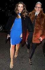 ELIZABETH HURLEY at Dsquared2 Fall/Winter 2017 Fashion Show in Milan 01/15/2017