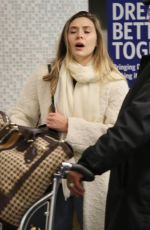 ELIZABETH OLSEN at LAX Airport in Los Angeles 01/22/2017