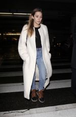 ELIZABETH OLSEN at LAX Airport in Los Angeles 01/22/2017