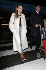ELIZABETH OLSEN at LAX Airport in Los Angeles 01/22/2017