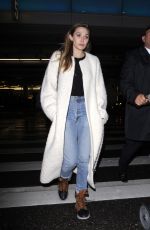 ELIZABETH OLSEN at LAX Airport in Los Angeles 01/22/2017