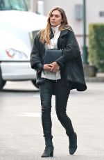 ELIZABETH OLSEN Out and About in Los Angeles 01/10/2017