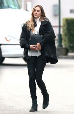 ELIZABETH OLSEN Out and About in Los Angeles 01/10/2017
