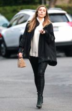 ELIZABETH OLSEN Out and About in Los Angeles 01/10/2017