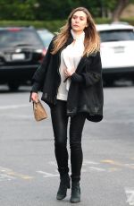 ELIZABETH OLSEN Out and About in Los Angeles 01/10/2017