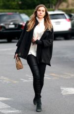 ELIZABETH OLSEN Out and About in Los Angeles 01/10/2017