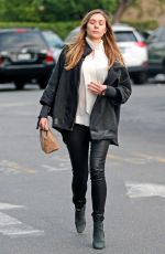 ELIZABETH OLSEN Out and About in Los Angeles 01/10/2017