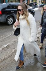 ELIZABETH OLSEN Out and About in Park City 01/22/2016