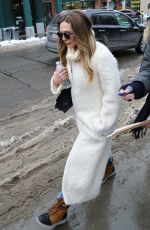 ELIZABETH OLSEN Out and About in Park City 01/22/2016