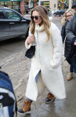 ELIZABETH OLSEN Out and About in Park City 01/22/2016