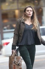 ELIZABETH OLSEN Out Shopping in Los Angeles 01/15/2017