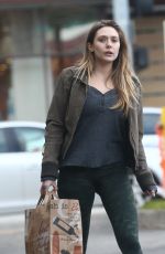 ELIZABETH OLSEN Out Shopping in Los Angeles 01/15/2017
