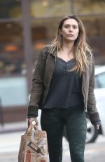 ELIZABETH OLSEN Out Shopping in Los Angeles 01/15/2017