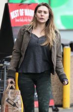 ELIZABETH OLSEN Out Shopping in Los Angeles 01/15/2017