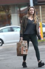 ELIZABETH OLSEN Out Shopping in Los Angeles 01/15/2017