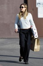 ELIZABETH OLSEN Out Shopping in Los Angeles 01/18/2017