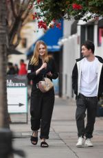 ELLE FANNING and Boyfriend Dylan Beck Out in Studio City 12/31/2016