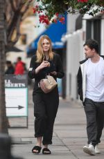 ELLE FANNING and Boyfriend Dylan Beck Out in Studio City 12/31/2016