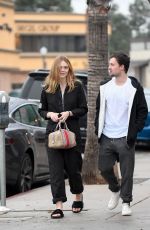 ELLE FANNING and Boyfriend Dylan Beck Out in Studio City 12/31/2016