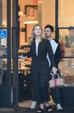 ELLE FANNING and Boyfriend Dylan Beck Out in Studio City 12/31/2016