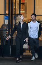ELLE FANNING and Boyfriend Dylan Beck Out in Studio City 12/31/2016