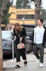 ELLE FANNING and Boyfriend Dylan Beck Out in Studio City 12/31/2016