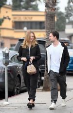 ELLE FANNING and Boyfriend Dylan Beck Out in Studio City 12/31/2016
