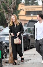ELLE FANNING and Boyfriend Dylan Beck Out in Studio City 12/31/2016