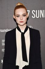 ELLE FANNING at Sidney Hall Party at Acura Studio at Sundance Film Festival 01/25/2017