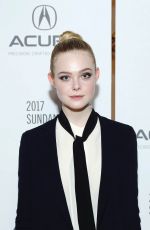 ELLE FANNING at Sidney Hall Party at Acura Studio at Sundance Film Festival 01/25/2017