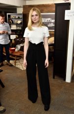 ELLE FANNING at Variety Studio at 2017 Sundance Film Festival 01/23/2017