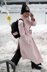 ELLE FANNING Out and About in Park City 01/22/2017