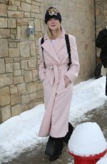 ELLE FANNING Out and About in Park City 01/22/2017