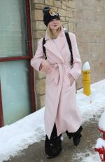 ELLE FANNING Out and About in Park City 01/22/2017