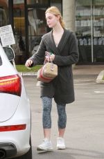 ELLE FANNING Out and About in Studio City 01/18/2017