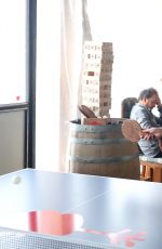 ELLE FANNING Out for Lunch in Park City 01/23/2017
