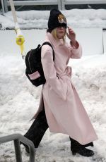 ELLE FANNING Out in Park City 01/22/2017