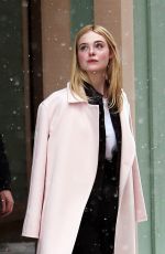 ELLE FANNING Out in Park City 01/22/2017