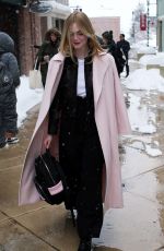 ELLE FANNING Out in Park City 01/22/2017