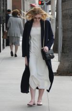 ELLE FANNING Out Shopping in Beverly Hills 01/21/2017