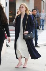 ELLE FANNING Out Shopping in Beverly Hills 01/21/2017