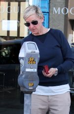 ELLEN DEGENERES Out and About in West Hollywood 01/06/2017