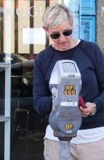 ELLEN DEGENERES Out and About in West Hollywood 01/06/2017