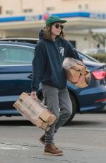 ELLEN PAGE Shopping at Bristol Farms in West Hollywood 01/24/2017
