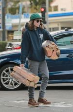 ELLEN PAGE Shopping at Bristol Farms in West Hollywood 01/24/2017