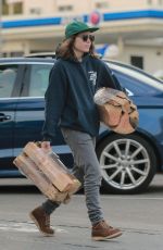 ELLEN PAGE Shopping at Bristol Farms in West Hollywood 01/24/2017